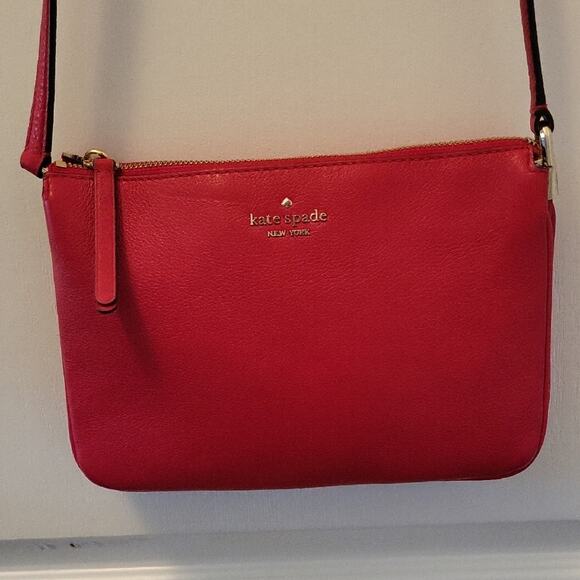 Kate Spade Vibrant Red Crossbody Bag - Picture 7 of 16